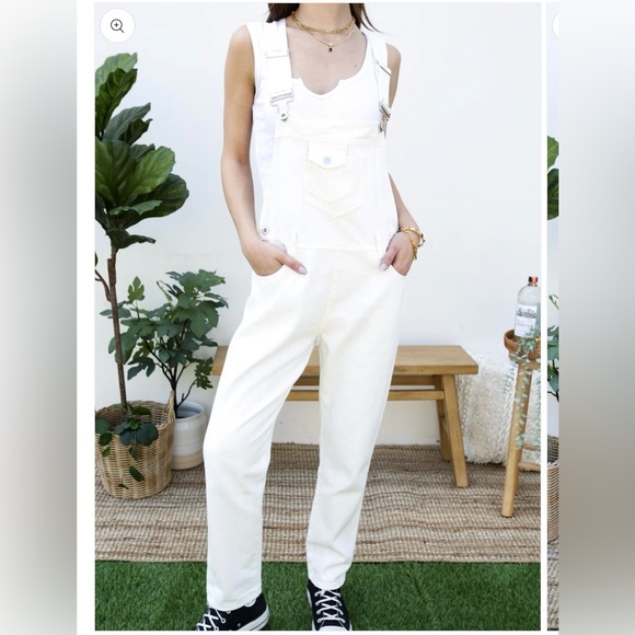 Anna-Kaci Denim - Anna-Kaci Women's Vintage Straight-Leg Denim Overalls